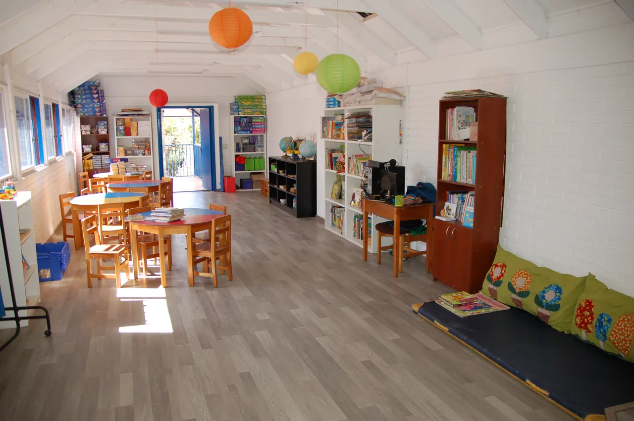 Sala de clases del primer ciclo de American Academy